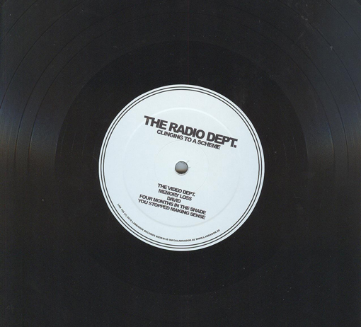 The Radio Dept. - Clinging To A Scheme (12 inch Vinyl LP Album - high resolution) - scans, artwork, images, photo's