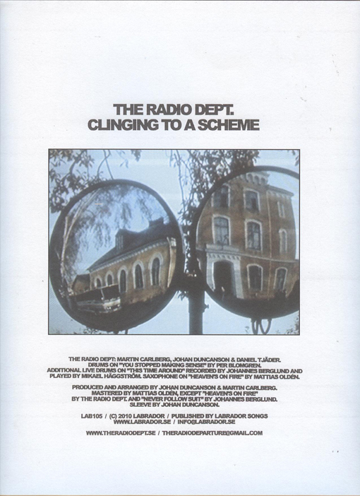 The Radio Dept. - Clinging To A Scheme (12 inch Vinyl LP Album - high resolution) - scans, artwork, images, photo's